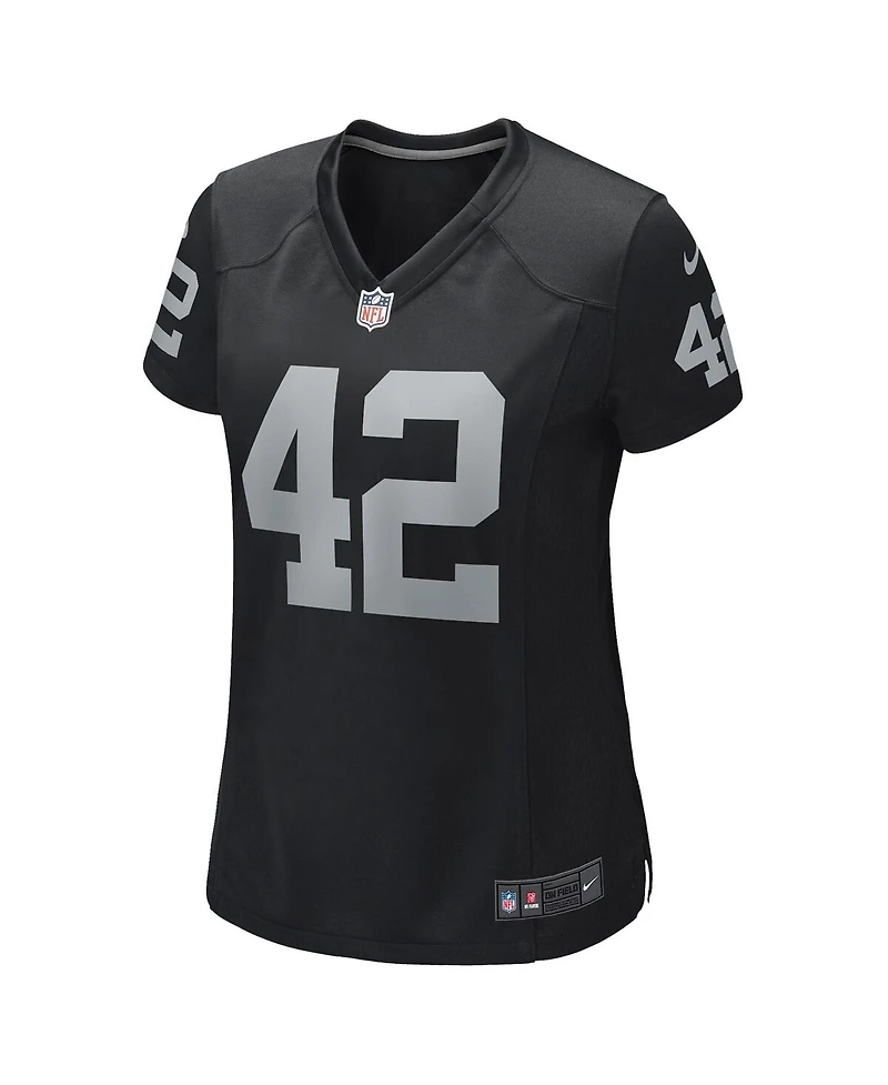 Women's Nike Ronnie Lott Black Las Vegas Raiders Game Retired Player Jersey
