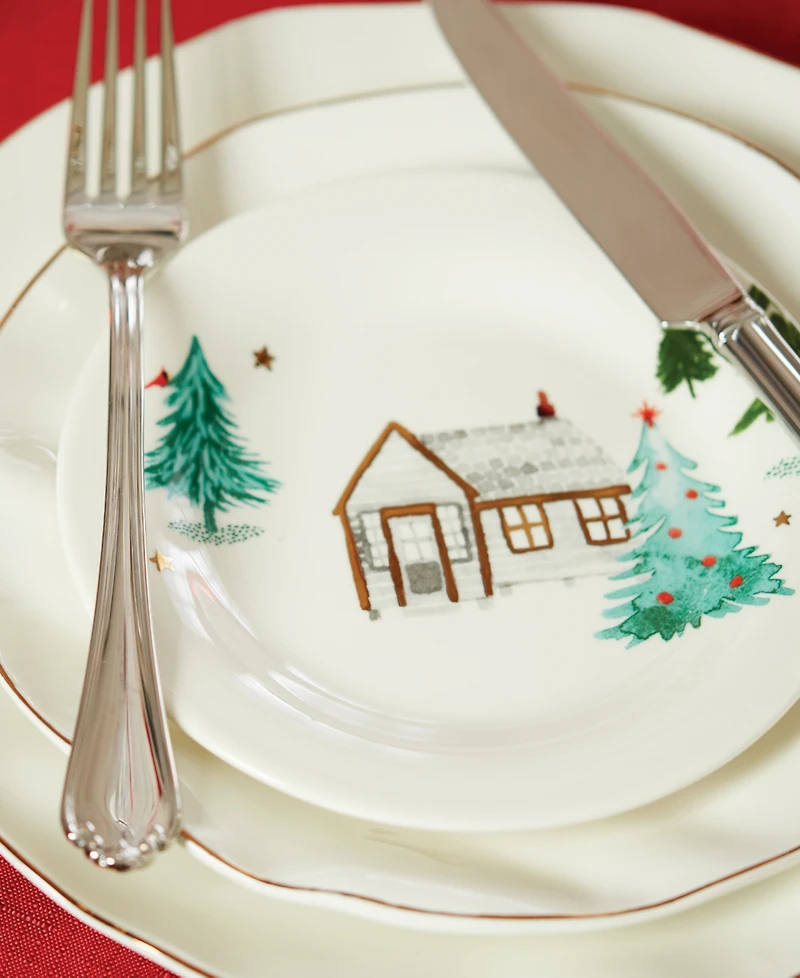 Lenox Balsam Lane Tidbit Plates, Set of 4
