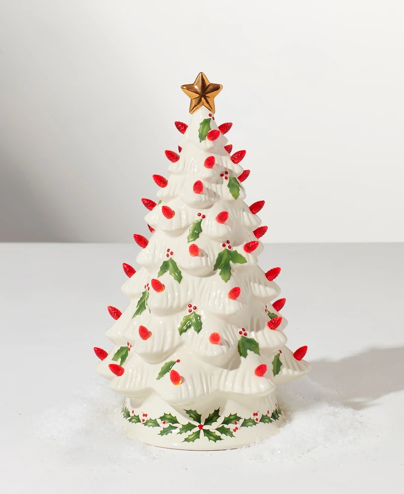 Treasured Traditions Holiday Light-Up Tree