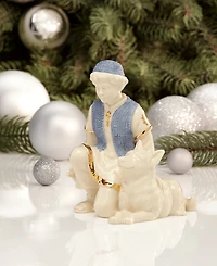 Lenox First Blessing Nativity Shepherd & Dog Figurine