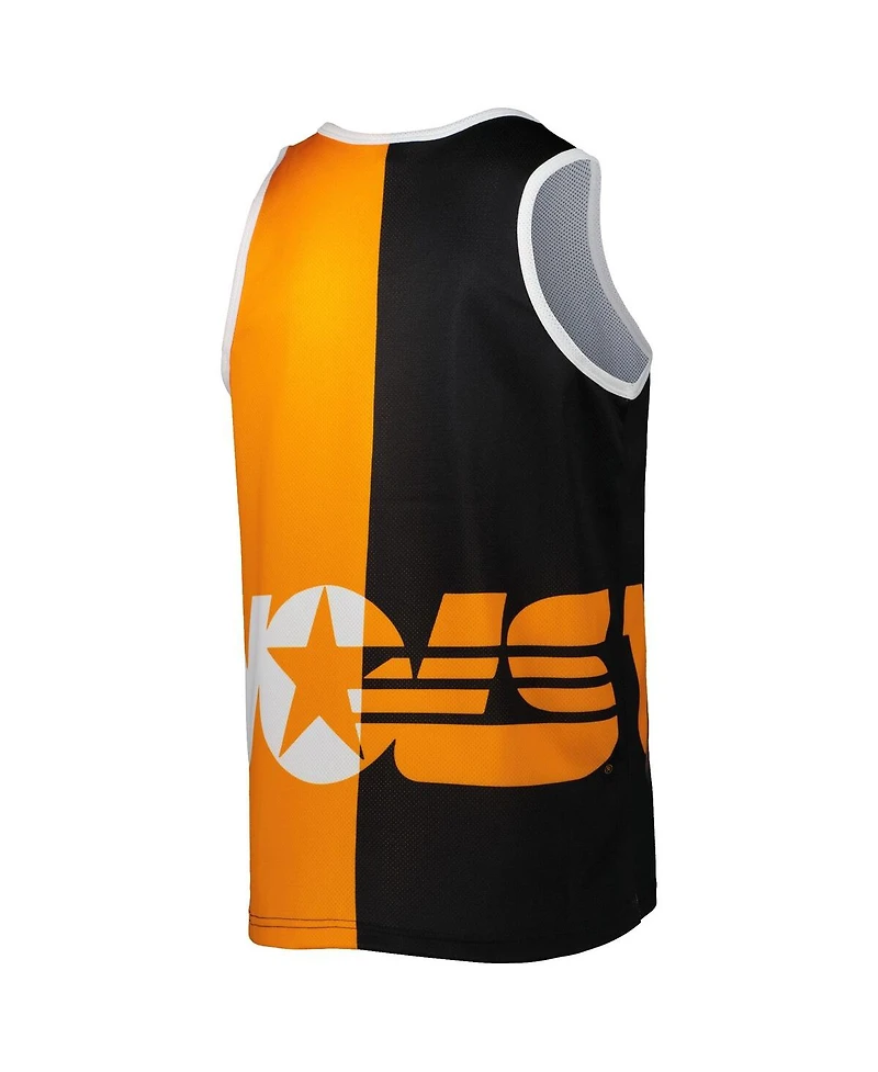 Men's Mitchell & Ness Peyton Manning Black, Tennessee Orange Tennessee Volunteers Sublimated Player Tank Top
