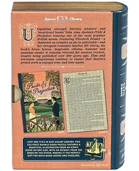 Professor Puzzle Jane Austen's Pride Prejudice Double-Sided Jigsaw Puzzle Set, 252 Pieces