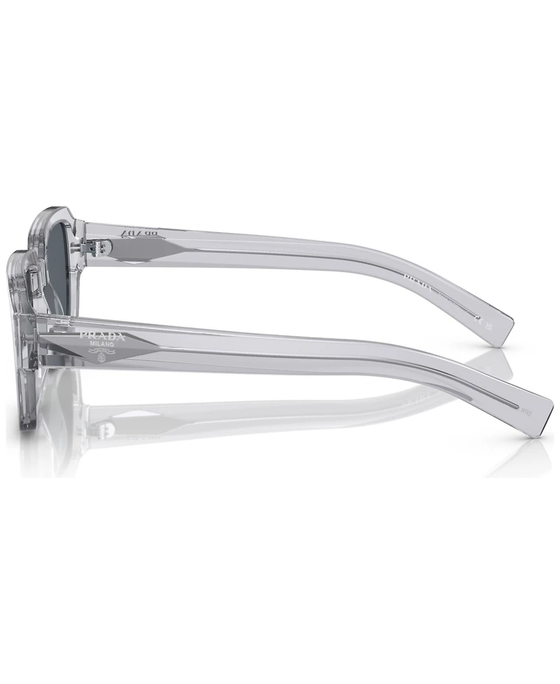 Prada Rectangular Men's Sunglasses, Pr 02ZS