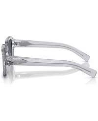 Prada Rectangular Men's Sunglasses, Pr 02ZS