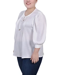 Ny Collection Plus Satin Blouse