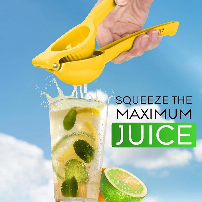 Handheld Manual Lemon Squeezer - Premium Single Bowl Citrus Juicer