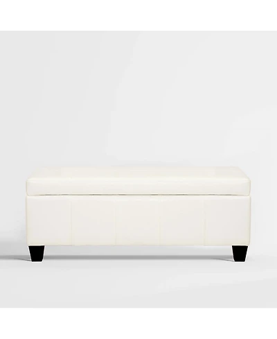 WestinTrends 42" Storage Ottoman Bench for Living Room Bedroom