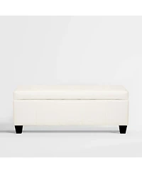 WestinTrends 42" Storage Ottoman Bench for Living Room Bedroom