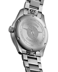 Longines Men's Swiss Automatic Spirit Zulu Time Stainless Steel Bracelet Watch 42mm