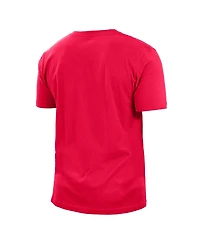 Men's New Era Red Tampa Bay Buccaneers 2022 Sideline Ink Dye T-shirt