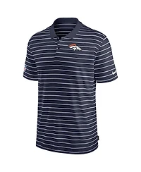 Men's Nike Navy Denver Broncos Sideline Lock Up Victory Performance Polo Shirt