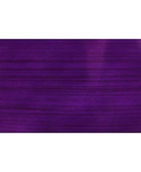 Garden Elements Glazed Brushed Happy Large Plastic Planter Dark Purple 15 Inch