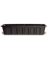 Novelty Manufacturing Polypropylene Flower Box Planter/Liner, Black