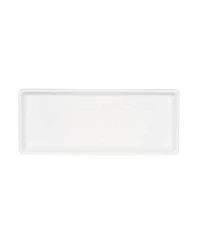 Novelty Manufacturing Countryside Plastic Flower Box Tray, White