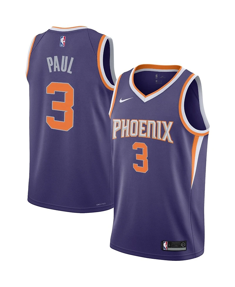 Big Boys Nike Chris Paul Purple Phoenix Suns 2021/22 Swingman Jersey - Icon Edition
