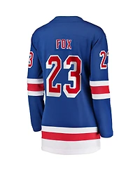 Women's Fanatics Adam Fox Blue New York Rangers Home Premier Breakaway Player Jersey