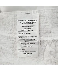 Greenland Home Fashions Paisley Quilted 18" Drop Bedskirt