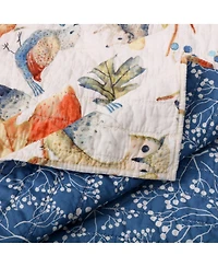 Greenland Home Fashions Willow 3-Pc. Quilt Set, Full/Queen