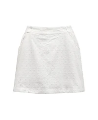 Hope & Henry Women's Organic Cotton Eyelet Skort