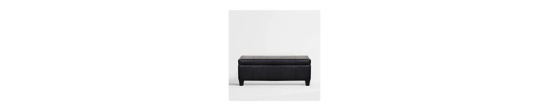 WestinTrends 42" Storage Ottoman Bench for Living Room Bedroom