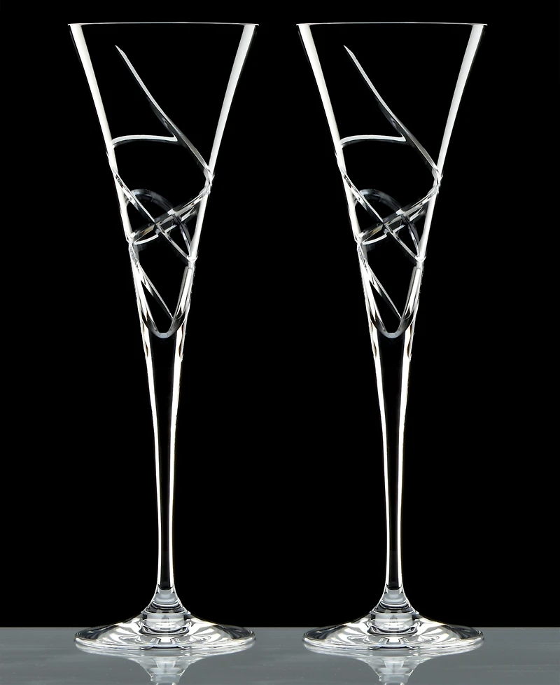Lenox Stemware, Adorn Toasting Flutes, Set of 2