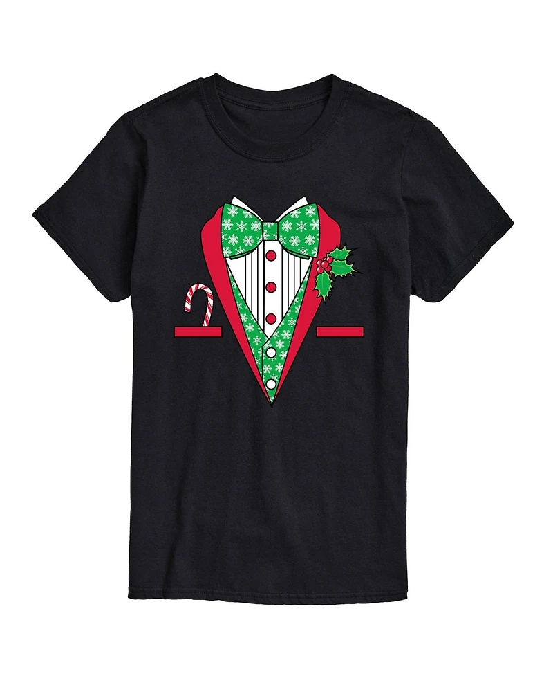 Airwaves Men's Christmas Suit Short Sleeve T-shirt