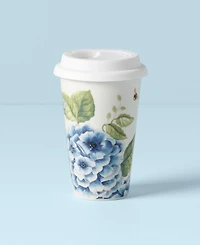 Lenox Butterfly Meadow Blue Thermal Travel Mug