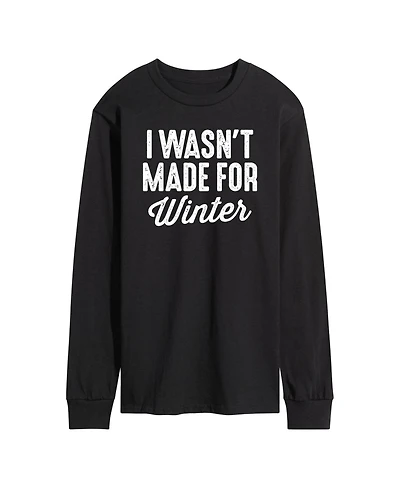 Airwaves Men's I Wasn't Made for Winter Long Sleeve T-shirt