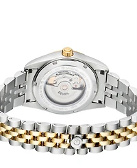 Gevril Men's West Village Swiss Automatic Two-Toned Ss Ipyg Stainless Steel Bracelet Watch 40mm