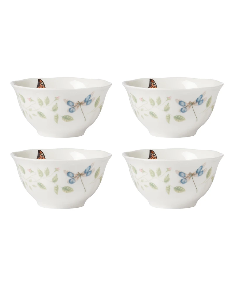 Lenox Butterfly Meadow Floral Rice Bowls, Set of 4