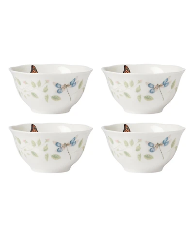 Lenox Butterfly Meadow Floral Rice Bowls, Set of 4