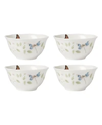 Lenox Butterfly Meadow Floral Rice Bowls, Set of 4