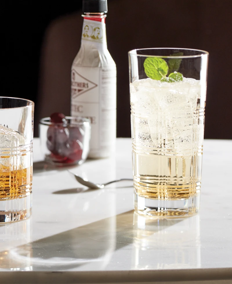 Reed & Barton Hudson Highball Glasses, Set of 4