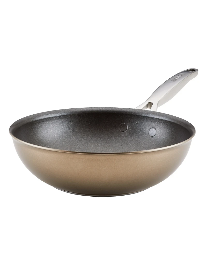 Anolon Ascend Hard Anodized Aluminum Non-Stick 10" Stir Fry Pan