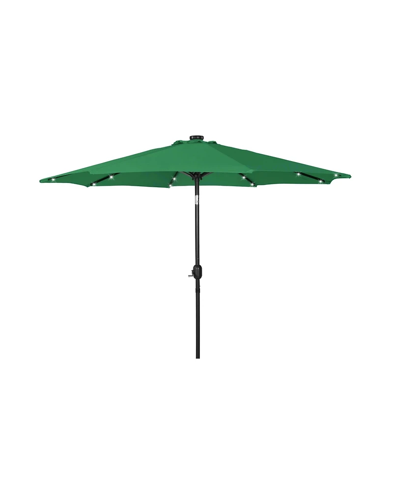 WestinTrends 9 ft. Patio Solar Power Led lights Market Umbrella