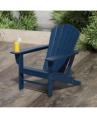 All-Weather Contoured Outdoor Poly Adirondack Chair