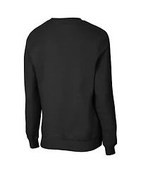 Women's Colosseum Black Texas Longhorns Campanile Pullover Sweatshirt