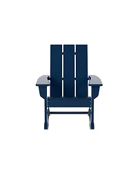 WestinTrends Modern Adirondack Outdoor Rocking Chair