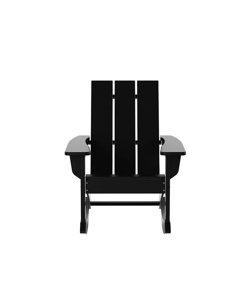 WestinTrends Modern Adirondack Outdoor Rocking Chair (Set of