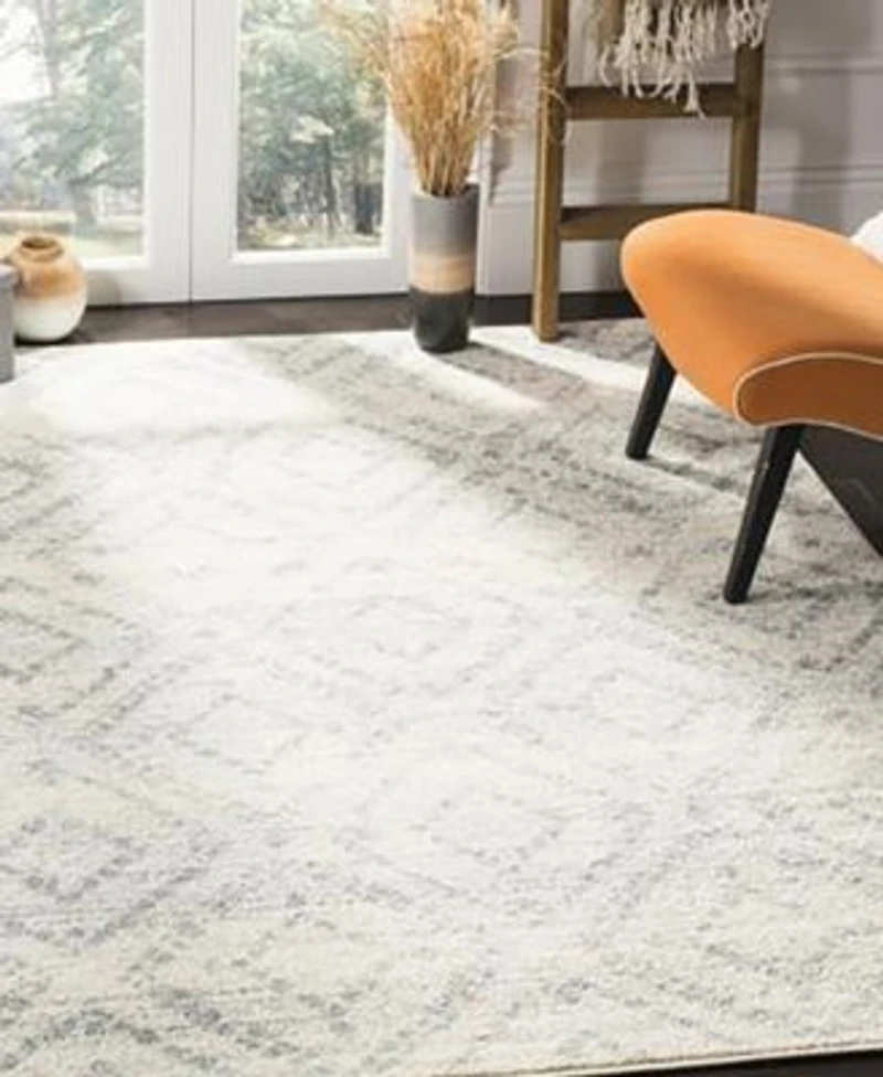 Safavieh Adirondack 131 Ivory Light Blue Round Area Rug Collection