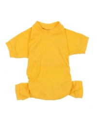 Leveret Dog Cotton Pajama Solid Navy