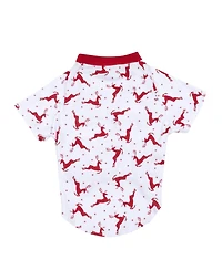 Leveret Big Dog Cotton Pajama Reindeer