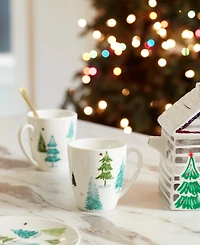 Lenox Balsam Lane Mugs, Set of 4