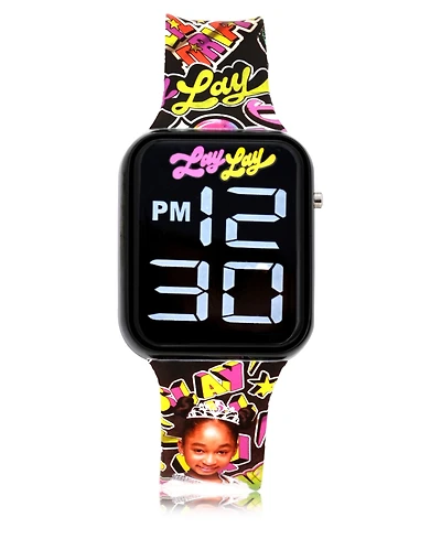 That Girl Lay Lay Unisex Black Silicone Strap Led Touchscreen Watch