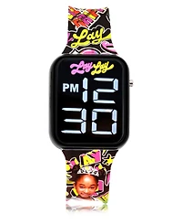 That Girl Lay Lay Unisex Black Silicone Strap Led Touchscreen Watch