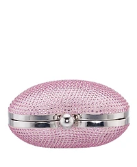 Nina Women's Crystal Heart Minaudiere Bag
