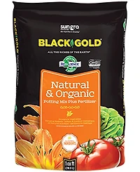 Sunjoy Sun Gro Horticulture Black Gold Natural & Organic Potting Soil 1 Cf