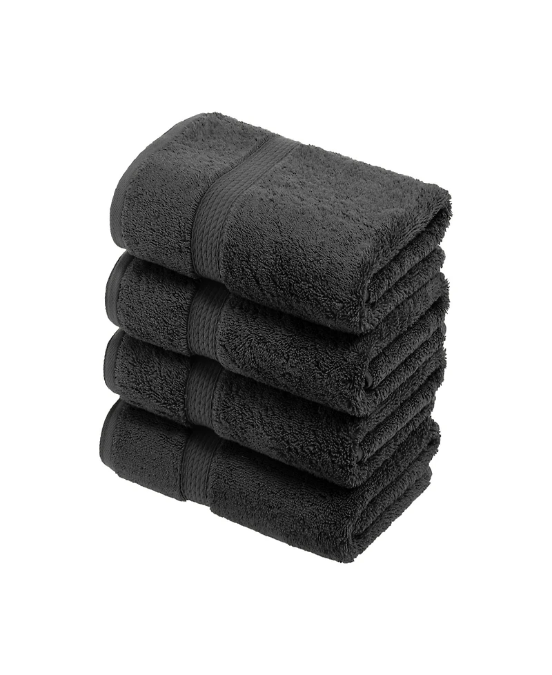 Superior 100% Egyptian Cotton 4-Piece Hand Towel Set