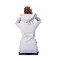 Indigo Poppy Women Zip Up Maternity Hoodie