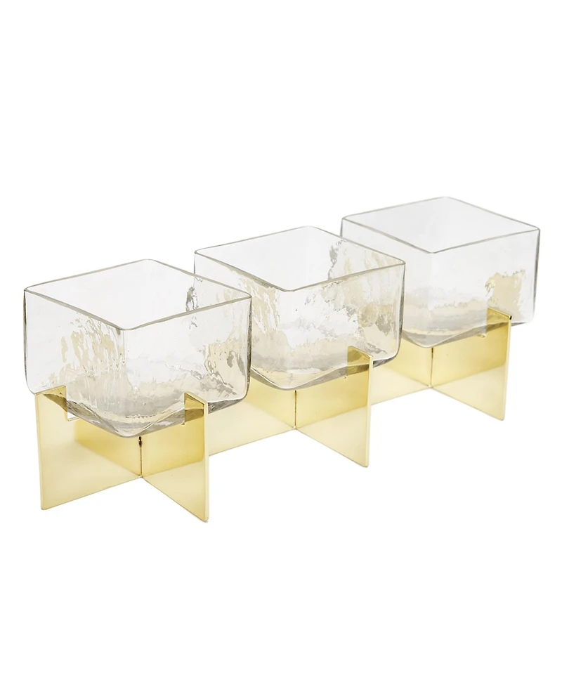 Classic Touch Cutlery Holder on Block Base